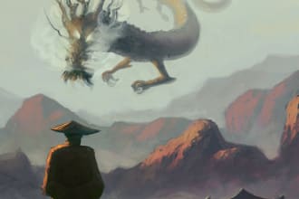 make a professional illustration, digital painting, concept art
