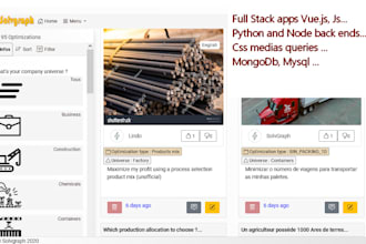 create a data science or operations research app