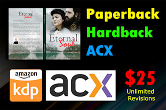 convert your book cover to KDP paperback hardcover and acx