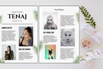 design professional blogger kit, influencer kit, media kit