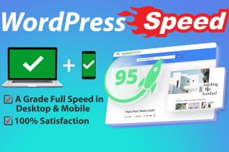 do wordpress speed optimization, improve page loading speed