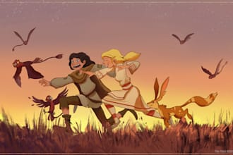 make illustrations for your game or story