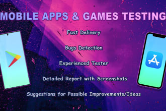 do user testing of your  ios or android mobile app and game