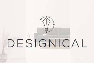 create minimalist logo design or minimal brand identity for your business