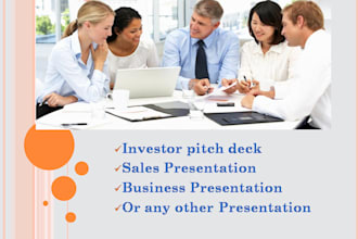 design awesome powerpoint presentation for you