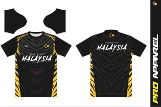 design sublimation tshirt for soccer or event