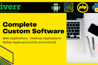 develop complete software or do customization for you