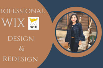 create elegant wix website design or wix website redesign