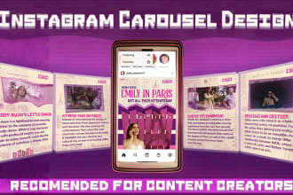 create a engaging instagram carousel design for content creators