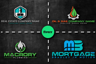 do real estate property mortgage plumbing oil and gas logo