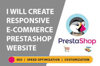 develop full responsive ecommerce prestashop website