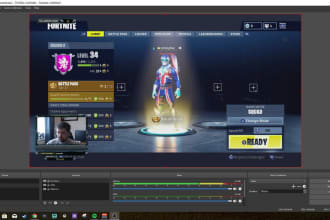 setup obs for professional looking live stream and recording