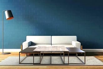 do 3d realistic furniture design and rendering