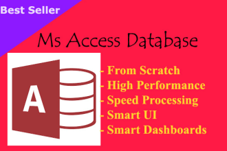 any job on ms access database from scratch