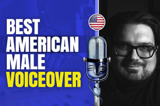 voice an american male voice over in american english