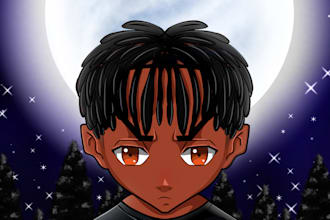 draw you, your friends or pets in the iconic boondocks cartoon style