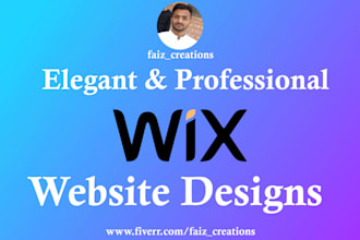 do a stunning wix website design or business wix website