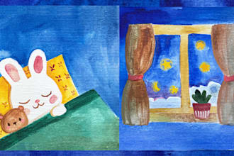 illustrate a whimsical watercolor illustration