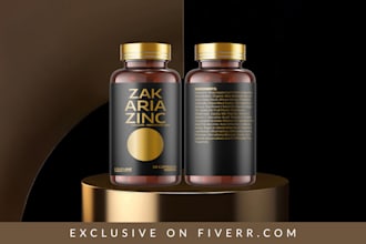 do supplement label design and supplement pill label design