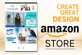 design a professional amazon store for your brand