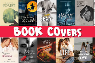 design most selling book cover children, fantacy, romance, ebook