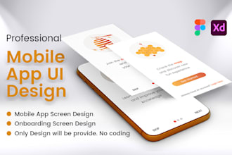 do mobile ui ux design or app ui ux design in figma