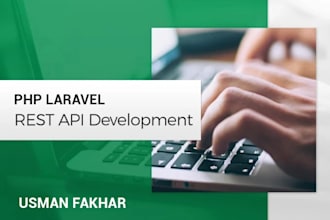 develop web application API in laravel