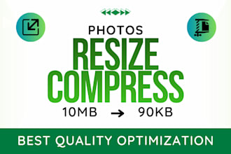 resize images and compress photos for web