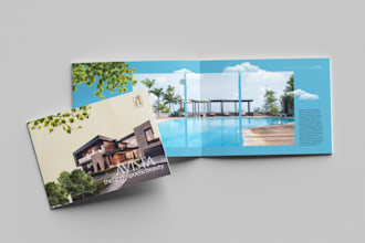 design a real estate brochure design
