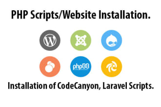 install any PHP script on your hosting or vps server