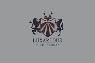 outstanding arms and crest logo with high quality service