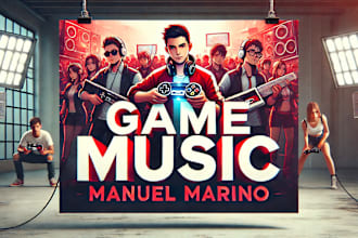 create video game music, with rpg puzzle strategy adventure soundtrack cinematic