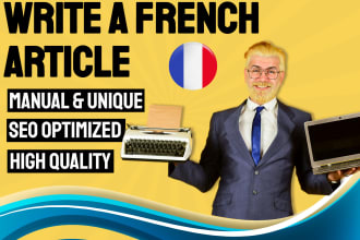 manually write a perfect french article or post