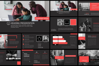 create an investor pitch deck and powerpoint presentation