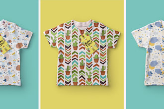 design cute vector seamless pattern