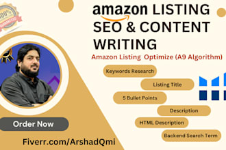 do amazon SEO title bullet points write description ppc ads