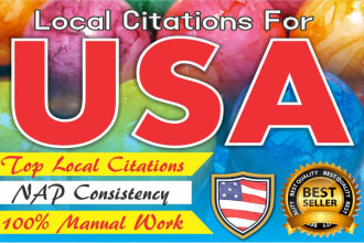 do 350 live USA,uk,canada,aus,local listing, local citations,and google map