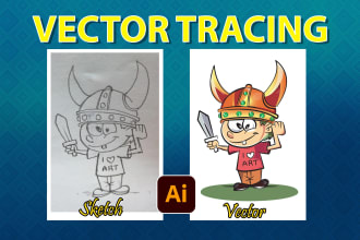 do vector tracing logo or image in adobe illustrator