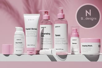 design box tube and custom label design of your product