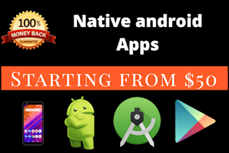 develop native android apps