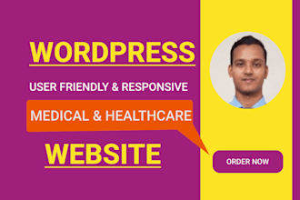 design medical and healthcare wordpress website
