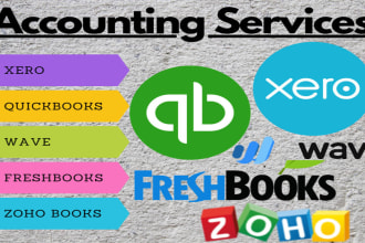 do quickbook and xero bookkeeping with financial statement