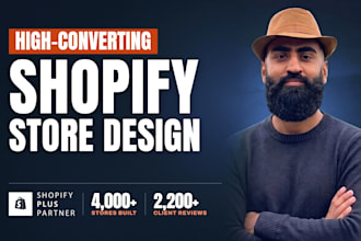 develop, design and build your shopify store or shopify website