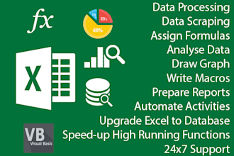 do any work in excel or google sheets