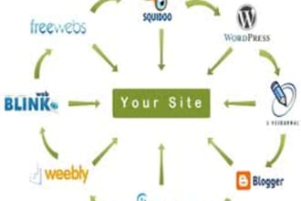 manually build 40+ Backlinks PR6 to PR10 and 500 backllink other quality