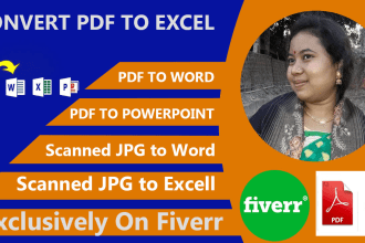 convert pdf to word, handwriting to word, and convert scan pdf to excel