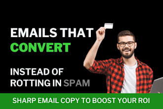 do smart email copywriting for ecommerce, saas, and b2b email campaigns
