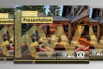 design buyer and seller real estate listing presentation