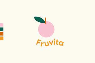 design your brand logo and color palette