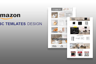design amazon ebc and a plus content pages for you